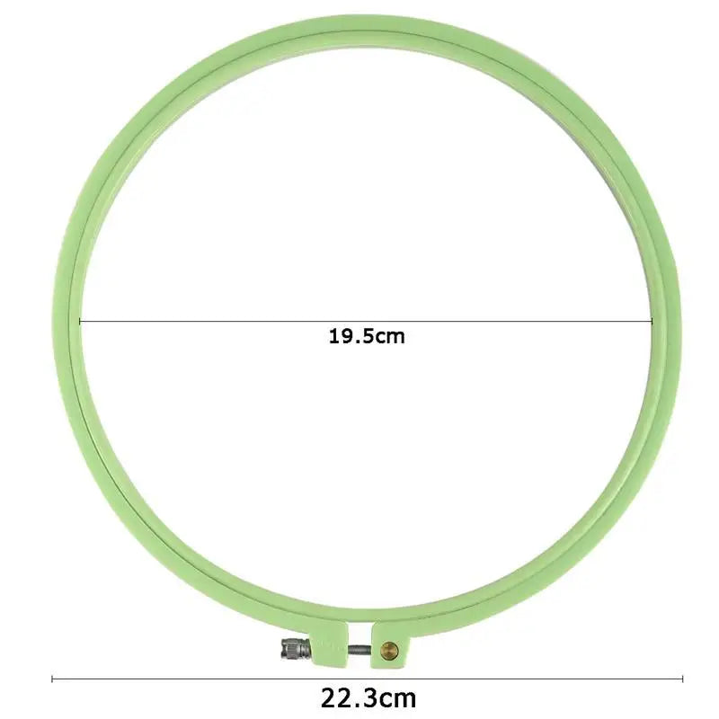 Plastic DIY Embroidery Hoops Square Shape Cross Stitch Frame Ring