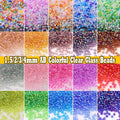 1.5mm-4mm Czech AB Colorful Glass Beads 15/0 12/0 8/0 6/0 Loose Seed beads