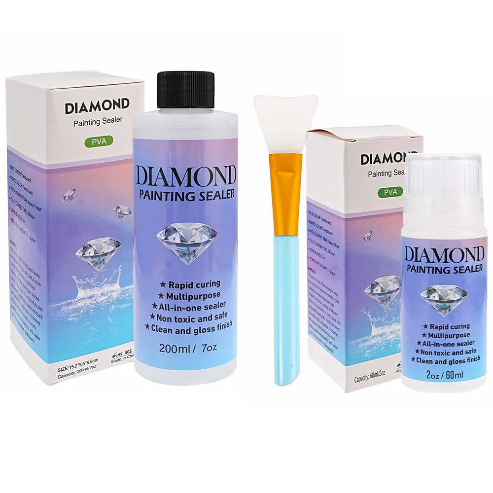 60ML/120ML/200ML Diamond Painting Sealer Conserver Puzzle Glue Diamond Painting