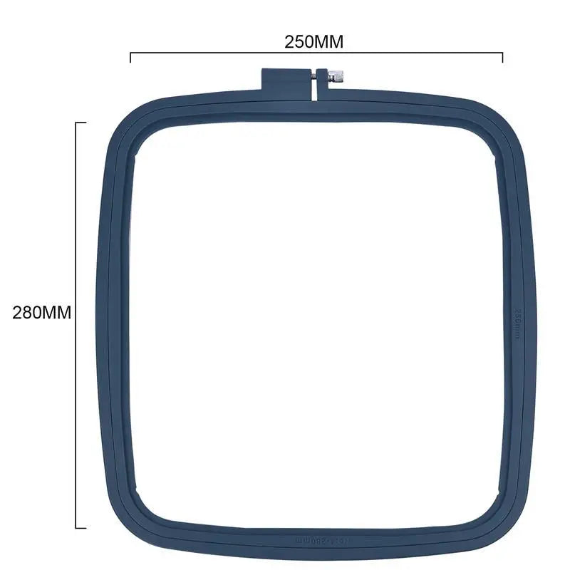 Plastic DIY Embroidery Hoops Square Shape Cross Stitch Frame Ring