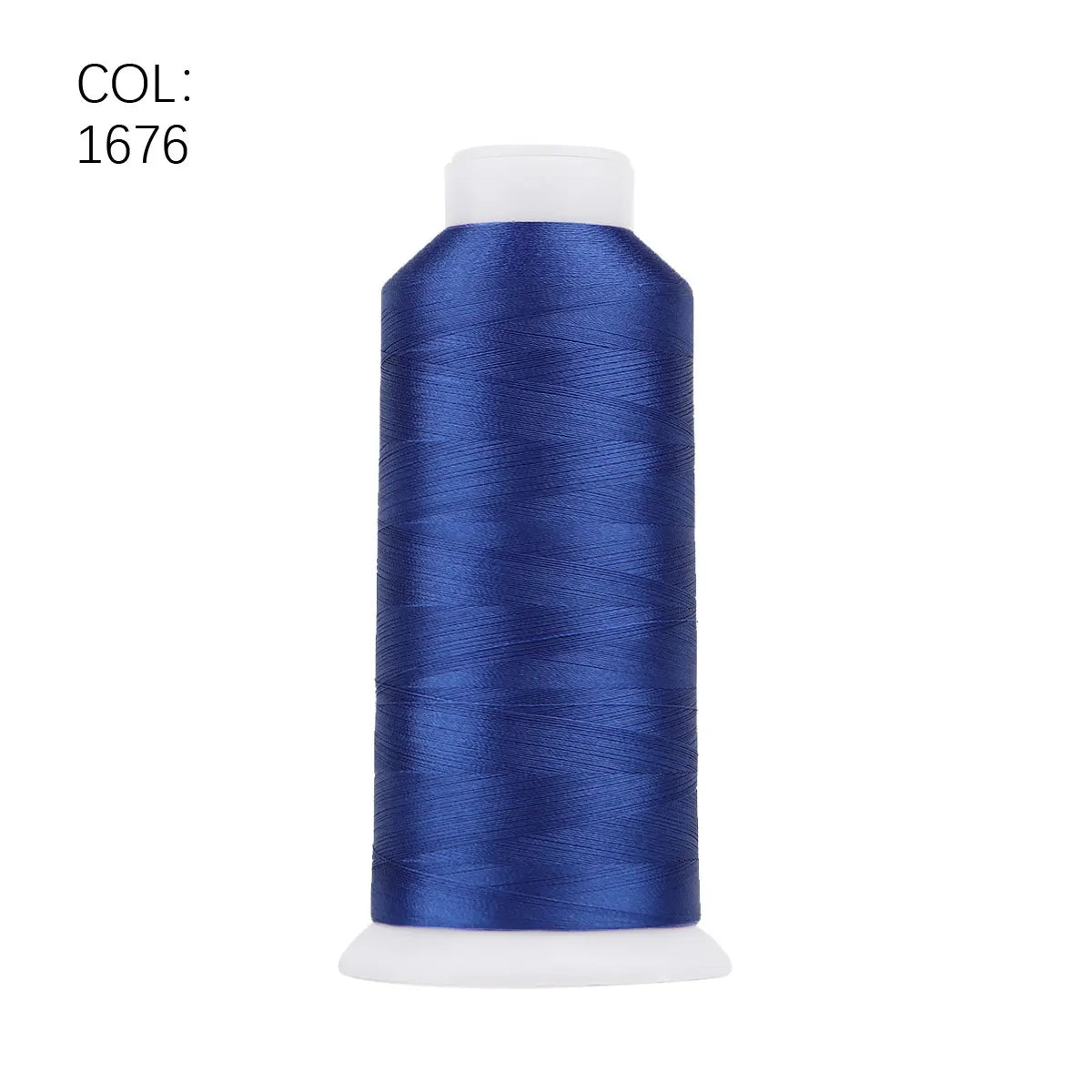 High Tenacity Polyester Embroidery Thread Big Roll 80 4000m Colors