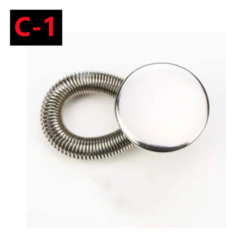 New 10/5/1PC Metal Button Extender Pants Jeans Adjustable Retractable Waist