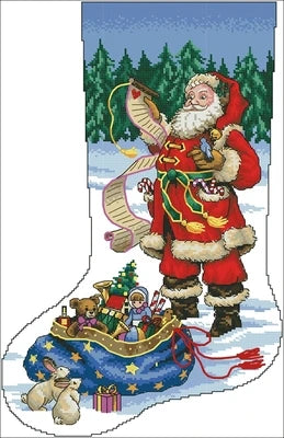 Christmas sock , 100% cotton threads Counted Cross stitch sets Kit 4