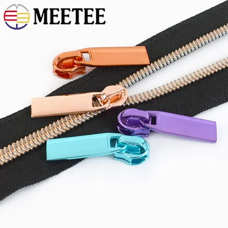 5/10/20P 3#5# Sewing Zipper Slider Nylon Zippers Head Repair Kits