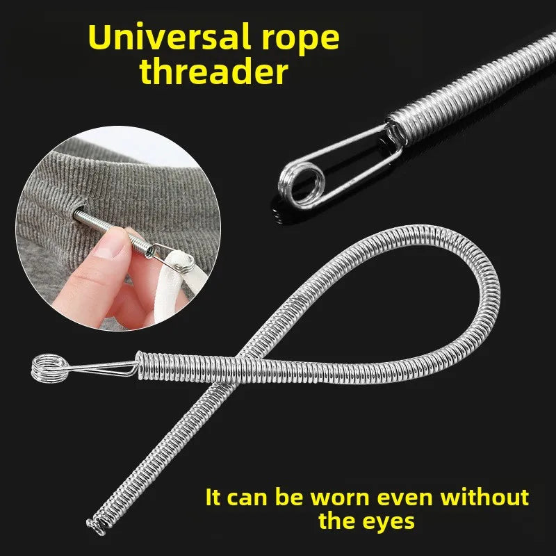 Bendable Spring Drawstring Threader Clip