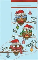 Christmas sock , 100% cotton threads Counted Cross stitch sets Kit 4