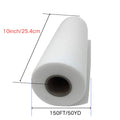 Tear-Away Stabilizer Backing, 12"x50/10"x50 Yd Roll, Medium Weight 1.8oz-Pre-Cut