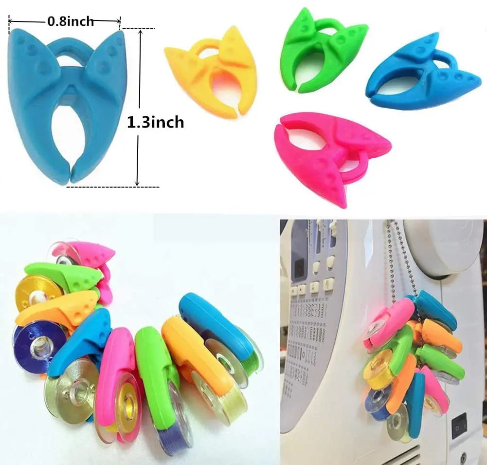 5-20PCS Bobbin Thread Huggers Clamps Holder Keep Spools From Unwinding