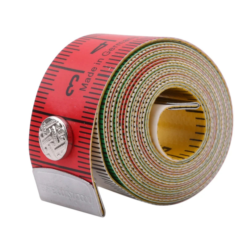 1.5 M Multipurpose Double-Scale Tape Measure Flexible W/Snap Body Tailor-Cloth Ruler