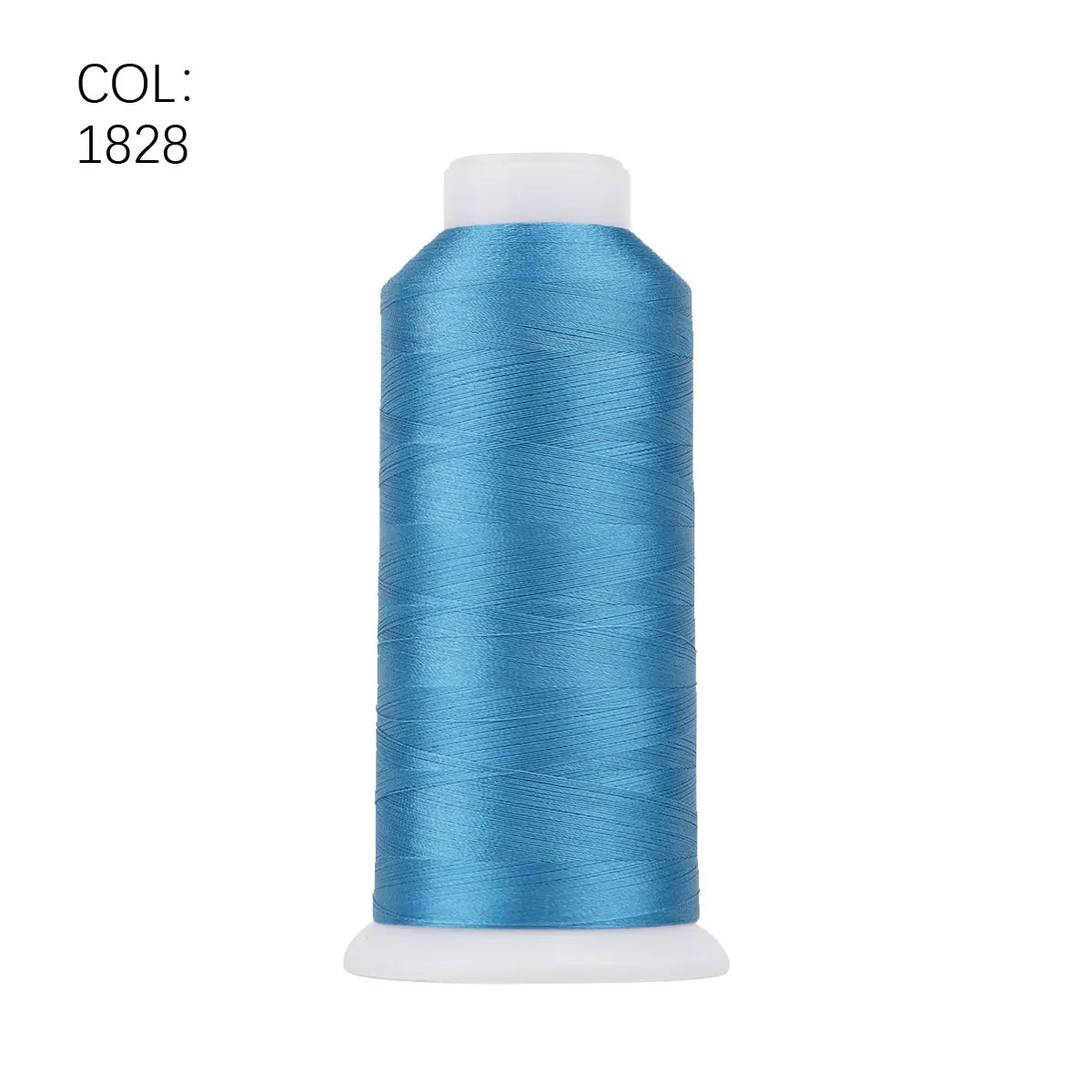 High Tenacity Polyester Embroidery Thread Big Roll 80 4000m Colors