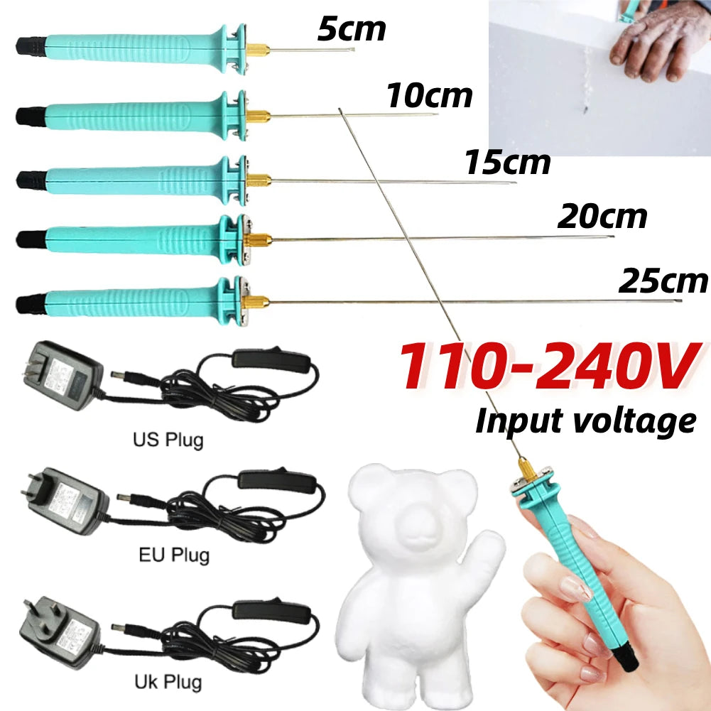 25cm/20cm/15cm Foam Cutter Pen Electric Tool Hot Wire Pen Portable