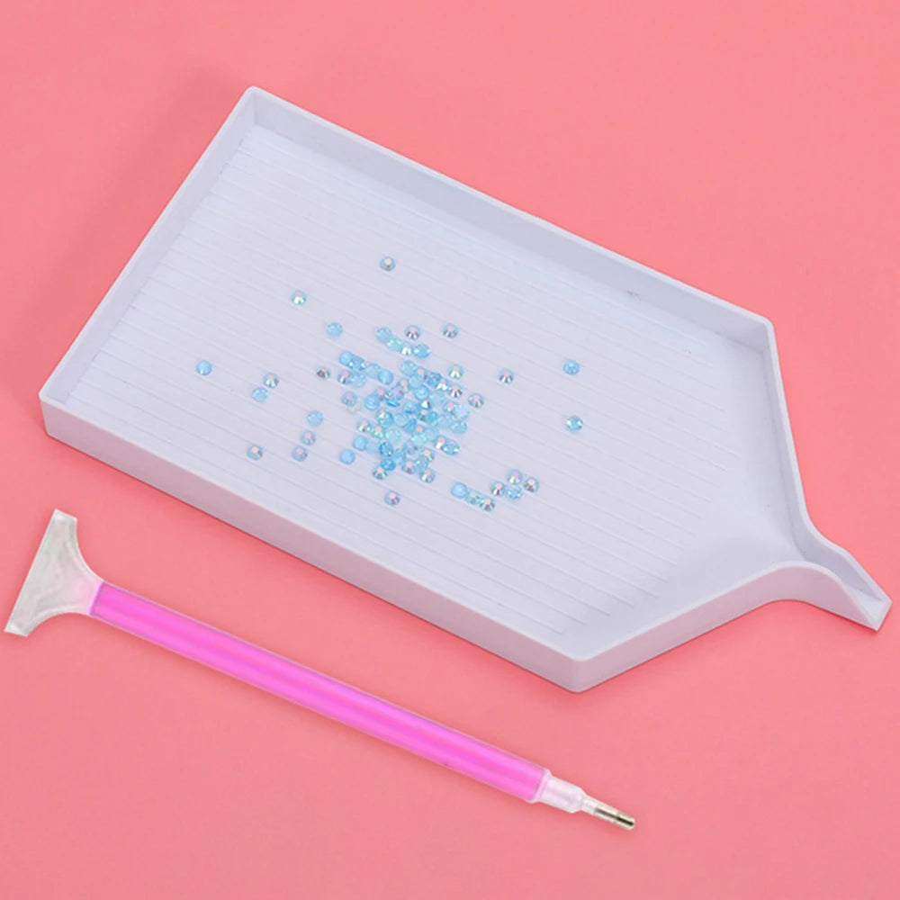 5D DIY Large Capacity Diamond Painting Tool Tray Big Drill
