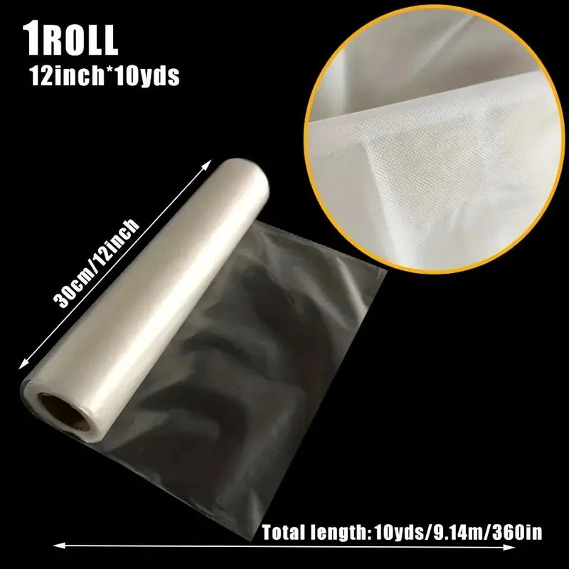 1Roll Washable Water-Soluble Embroidery Stabilizer Film Clear
