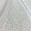 Embroidery Lace 100% Cotton Fabric Water Soluble Hollow Small Flower