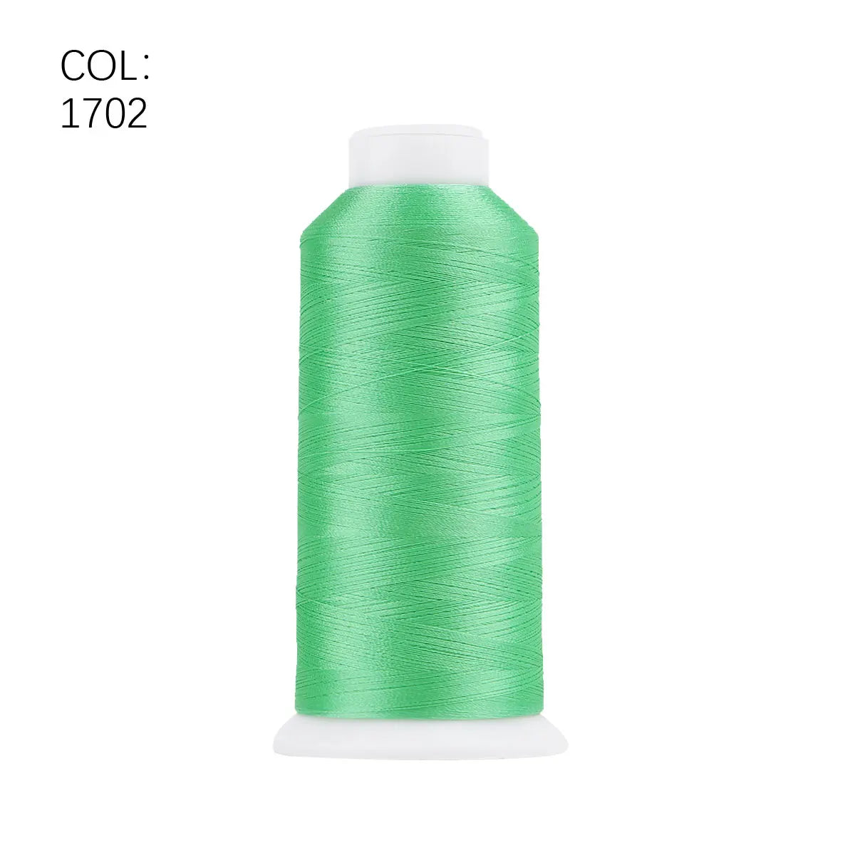 High Tenacity Polyester Embroidery Thread Big Roll 80 4000m Colors