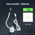 USB Laser Positioning Light Adjustable Red Green with Magnetic Base